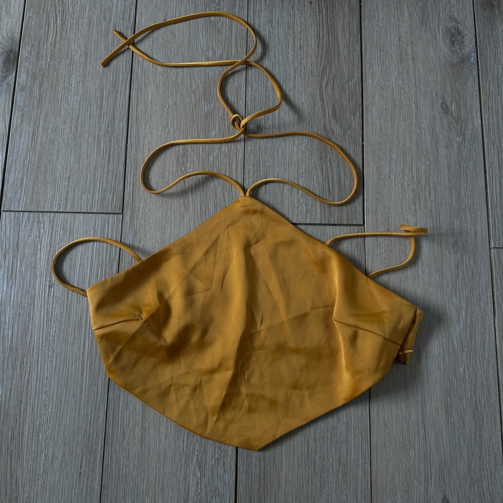 Mustard Yellow Halter Top